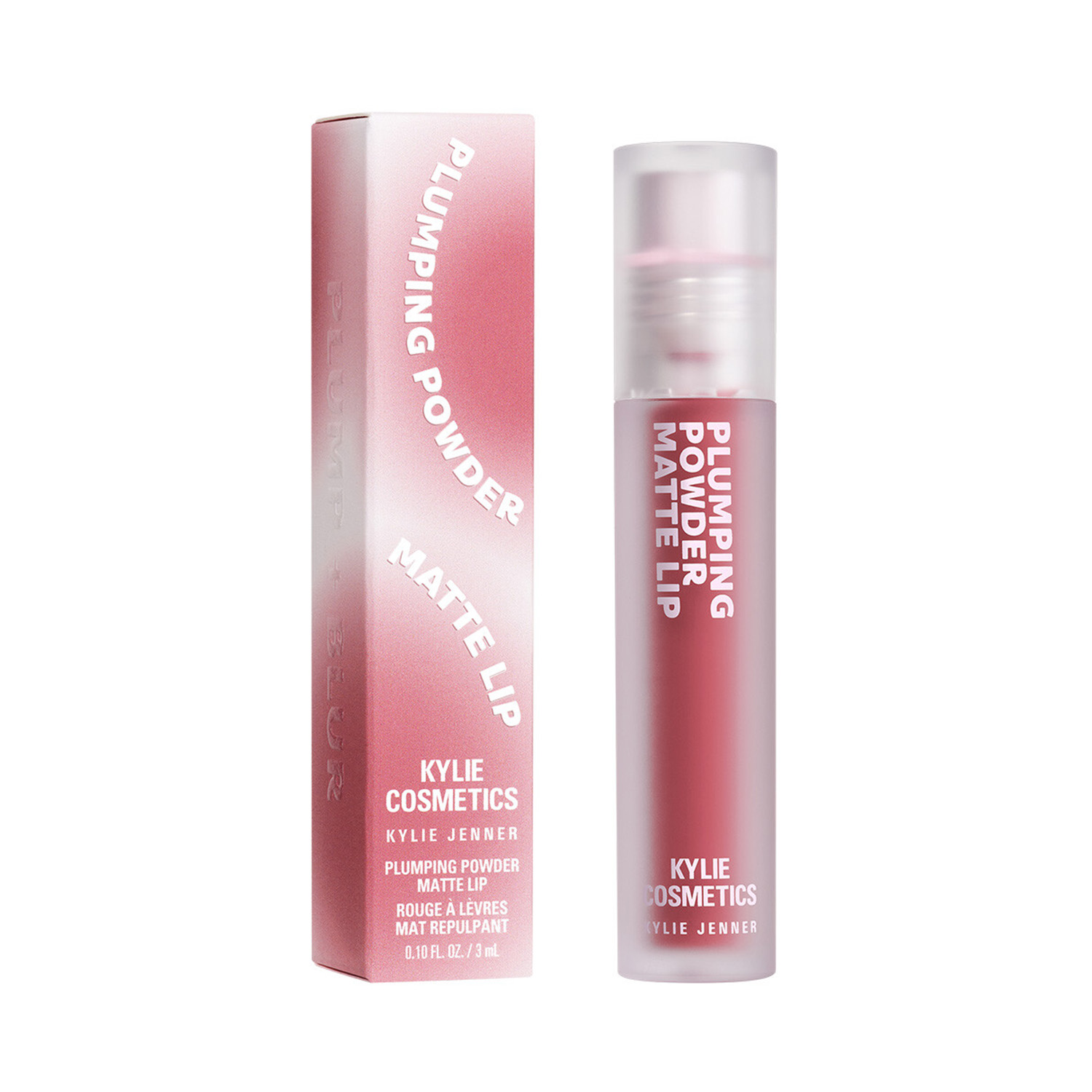 KYLIE PLUMPING POWDER MATTE LIP (LABIAL MATTE EFECTO VOLUMINIZADOR)